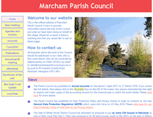 Tablet Screenshot of marchamparishcouncil.gov.uk
